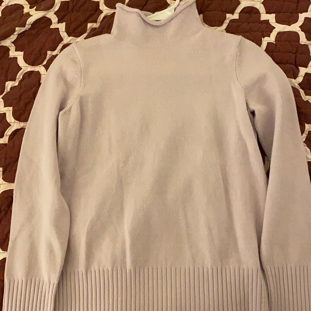 Light purple turtleneck